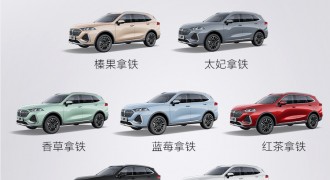 WEY拿铁发布车身颜色命名，采用新颖的“咖啡风”
