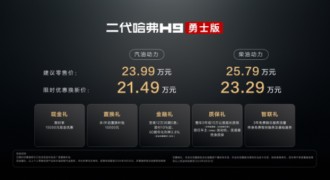 二代哈弗H9勇士版以硬核实力致敬勇士，限时优惠换新价21.49万元起
